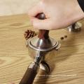 High quality wood handle barista coffee tamper